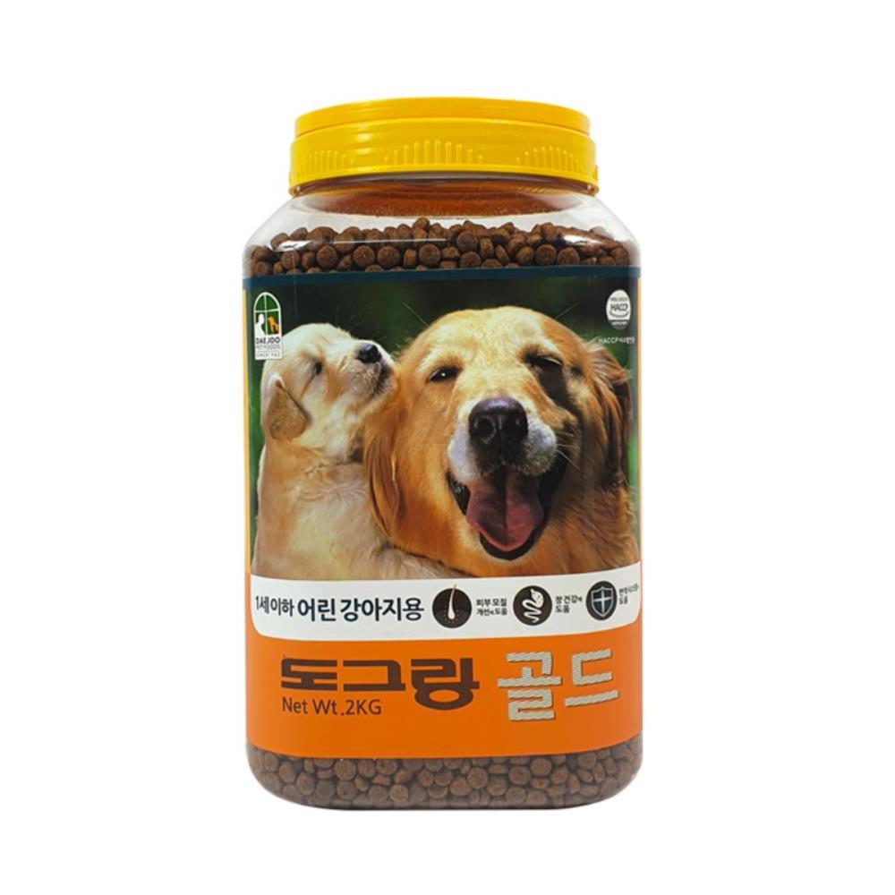 어린 강아지 사료 리필용 PET 2kg 애견사료 애견간식