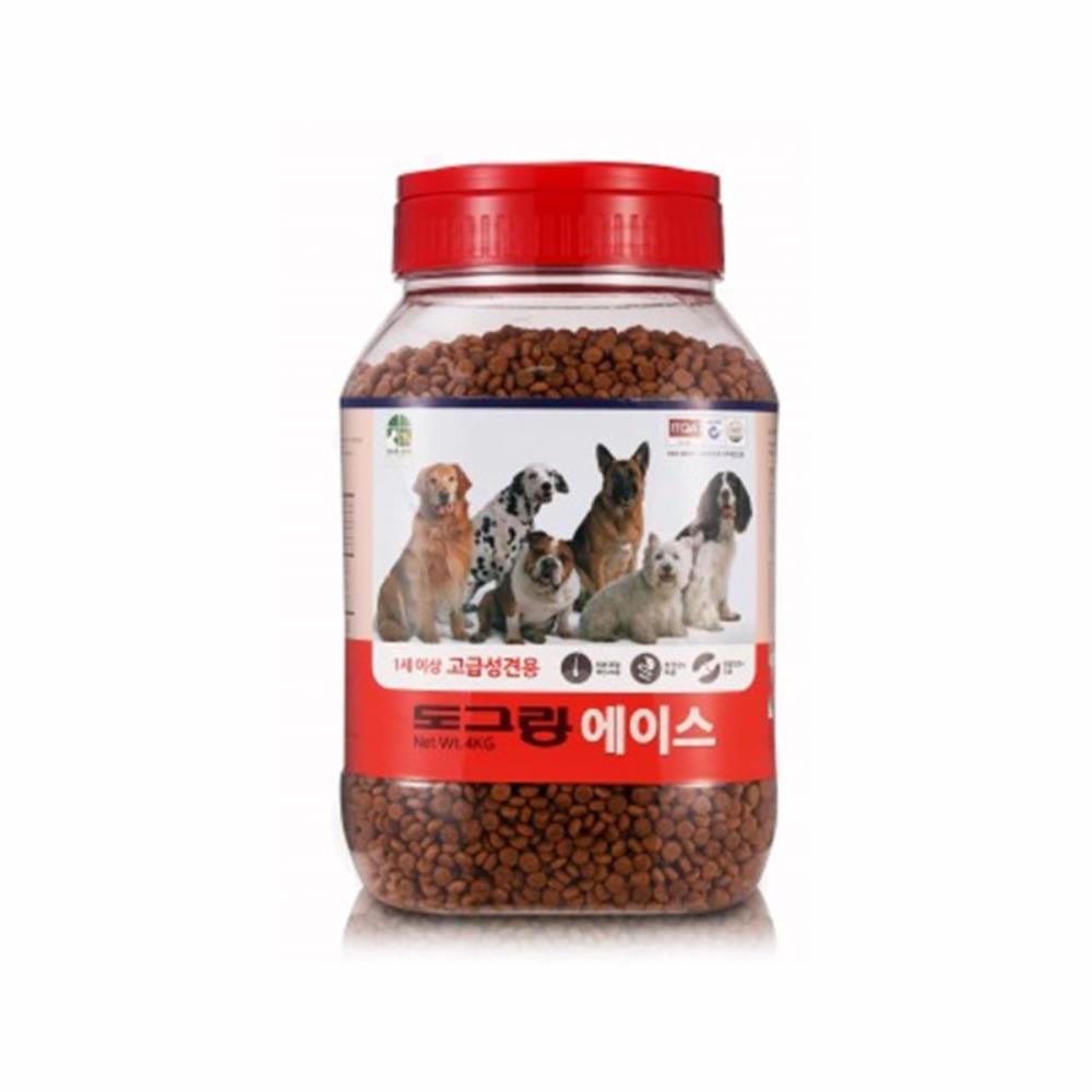 맛있는 반려견 영양 사료 4kg 강아지간식 강아지밥