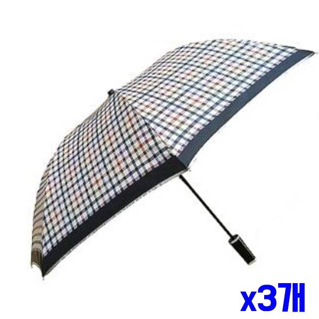 2단 자동 접이식 우산 색상랜덤 x3개 휴대용우산
