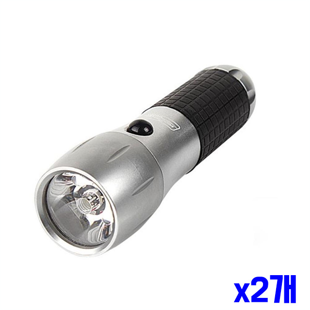 원터치 5와트 슈퍼빔 LED 라이트 x2개 캠핑용품 랜턴