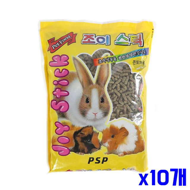 토끼 영양 건강 사료 730g x10개 토끼사료 애완용품