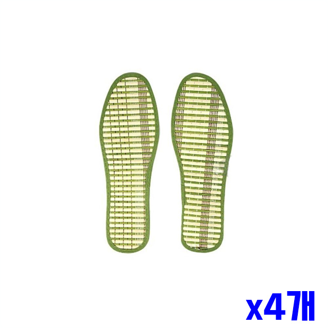 항균 대나무 깔창 대 x4개 구두깔창 신발용품 발깔창